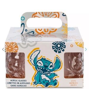 Disney Stitch Acrylic Glasses 🏄‍♀️🤙NWT